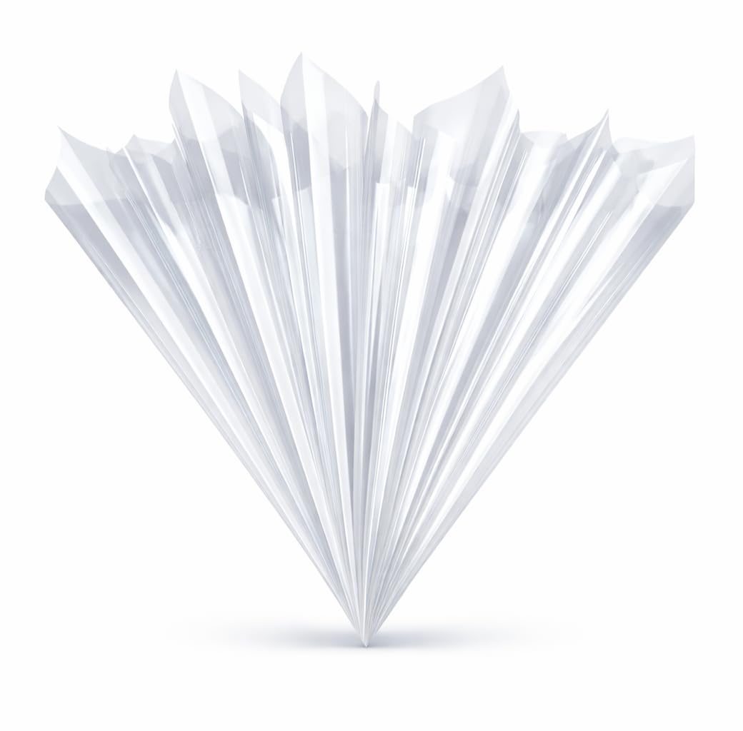 20pcs Empty Henna Cones | Pre-Rolled Hand Made Temporary Tattoo Ramadan Cone Set | Cellophane Applicator Dispenser for Jagua Gel Hengua Heena Beginners kit | Mehendi Drawing and Studying