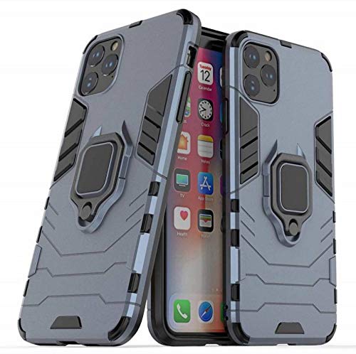 Imeigo Armor Shockproof Soft TPU and Hard PC Back Cover Case with Ring Holder for iPhone 11 Pro Max 6.5 - Armor Grey (B0BF5H4VJZ) Amazon Price History, Amazon Price Tracker