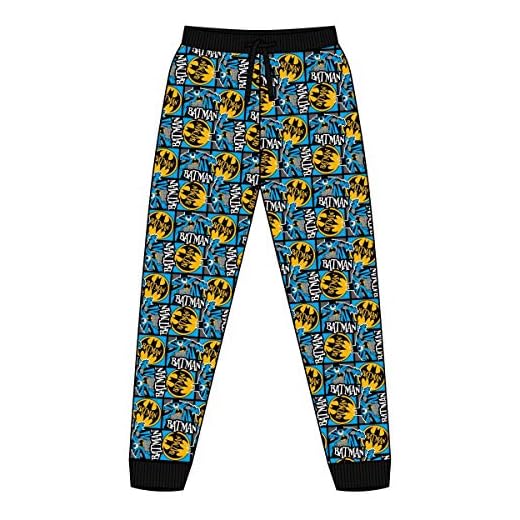 Pantalones oficiales de DC Comics Batman Character, multicolor, S