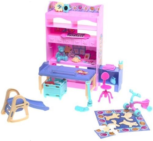 Barbie KELLY Bedroom Playset All Around Home Series