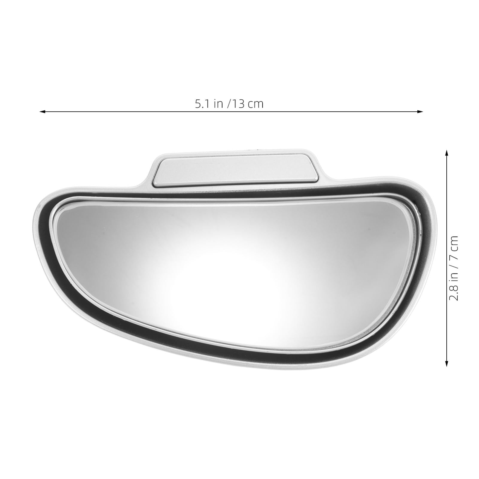 Beatifufu 2pcs Adjustable Car Side Mirror Wide Angle Rearview Mirror for Cars Curved Design Easy to Install Enhances Safety