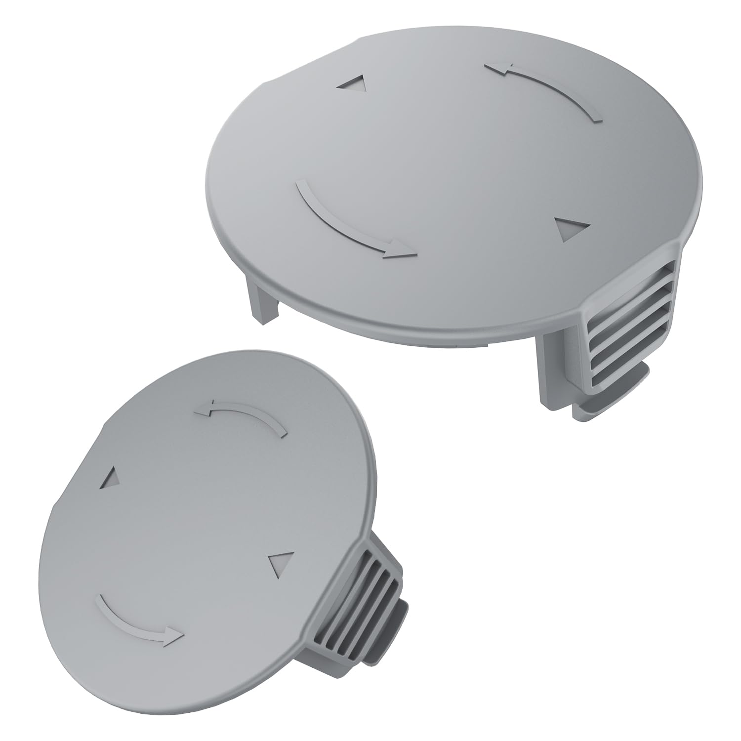 FUSHUI Trimmer-Spulenkappen, 2 Ersatz-Spulenabdeckkappen, kompatibel mit Bosch UniversalGrassCut 18, Universal GrassCut 18v-26, Universal GrassCut 18v-260