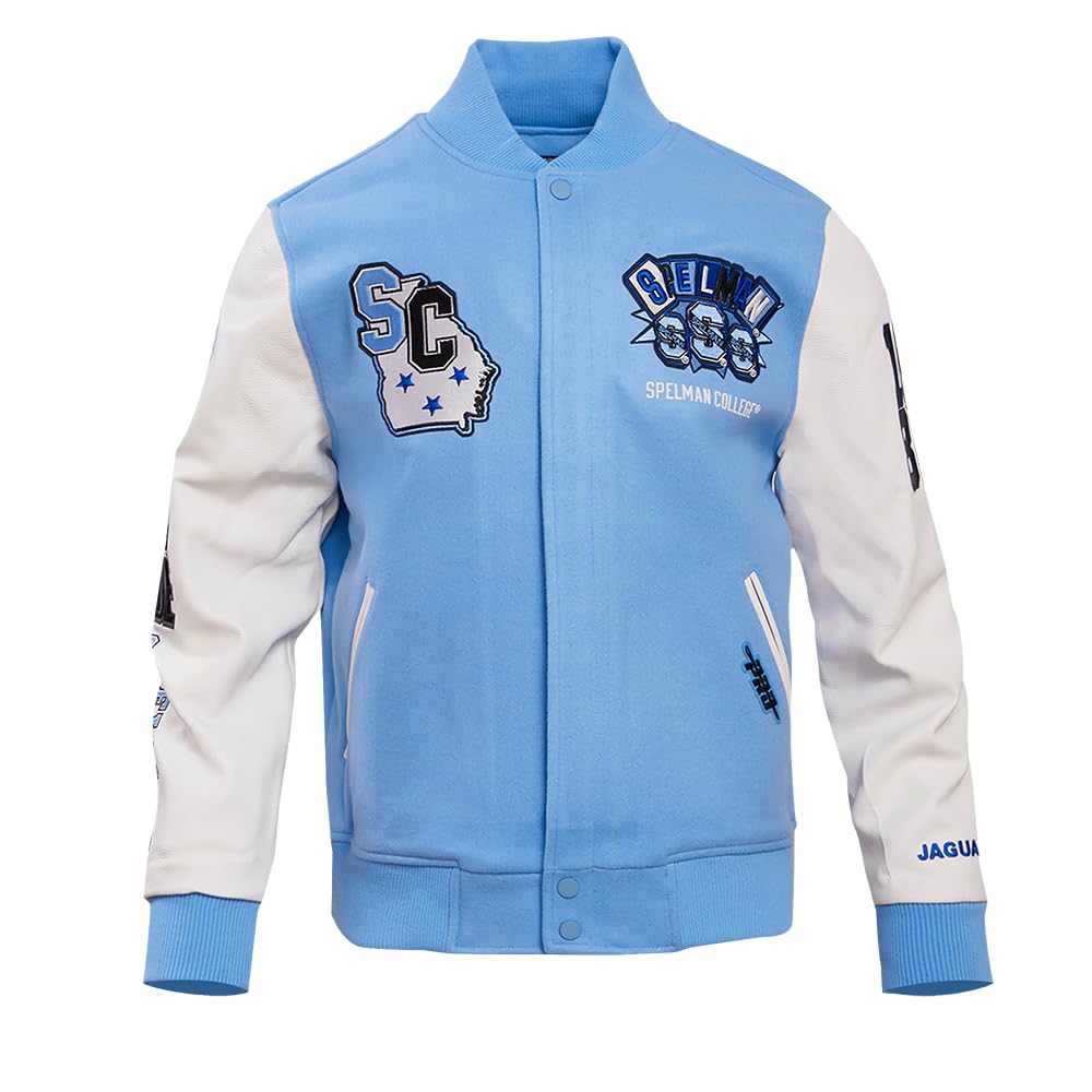 Pro Standard Mens Spelman College Campus Ransom Varsity Jacket