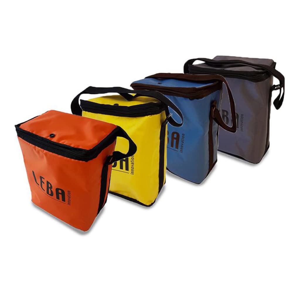 Leba Innovation NoteBag Tablet Tasche für 5 iPads - Gepolstert in Orange | Schultertasche für Tablets bis 11 Zoll und 25mm Dicke, aus robustem Nylon, ideal für Schule, Lehrer und den Transport