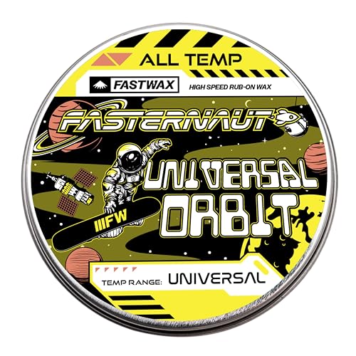 Fast Wax Fasternaut Rub On Ski & Snowboard Wax - Quick Easy Application for...
