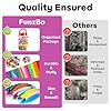 FUNZBO Arts and Crafts Supplies for Kids - Toddlers Craft Kit with Glitter Glue Stick, Pipe Cleaners, Popsicle Sticks, Pompoms & Stickers, Homeschool Supplies, Toys Crafts for Girls Boys Age 4+ #2