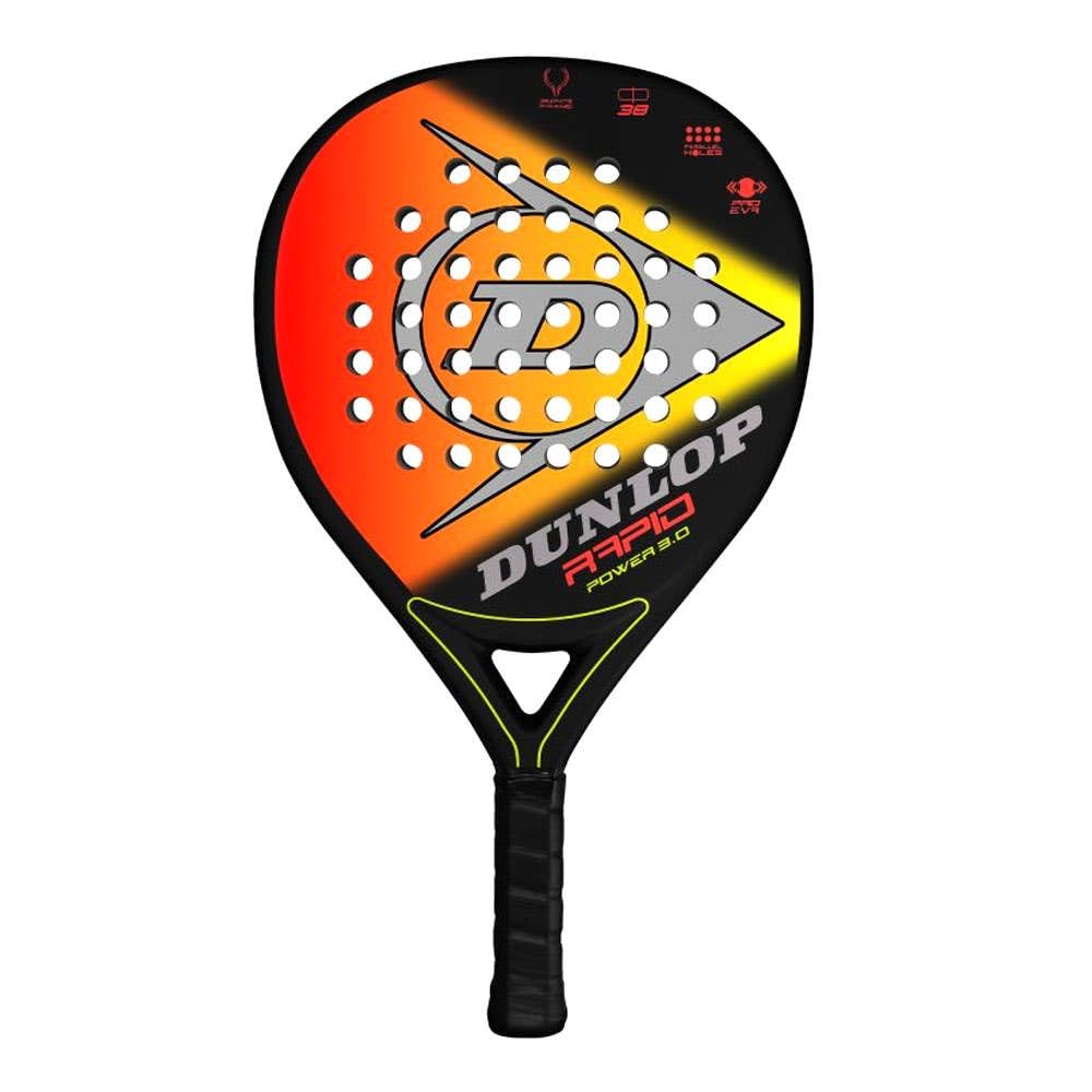 Dunlop Sports Rapid Power 3.0 Padel Racket, Black/Orange/Yellow-image-22