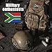 JBSJBS South Africa Flag Embroidered Patches South African Flags Patch South Africa Military Tactical Patch Team Logo Decorations(2Pack)