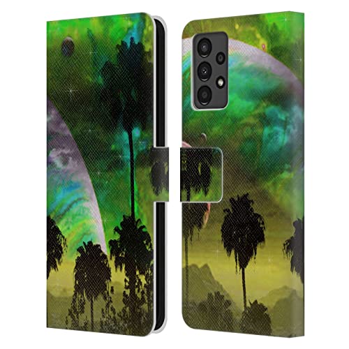 Housse Samsung Galaxy A13 avec fentes pour cartes et support vidéo en cuir