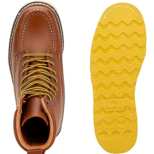 HANDPOINT Men's Stylish Classic 6"-8" SureTrack Soft Toe EH Full Grain Leather Slip Resistant Durable Breathable Work Boot 84994-869943