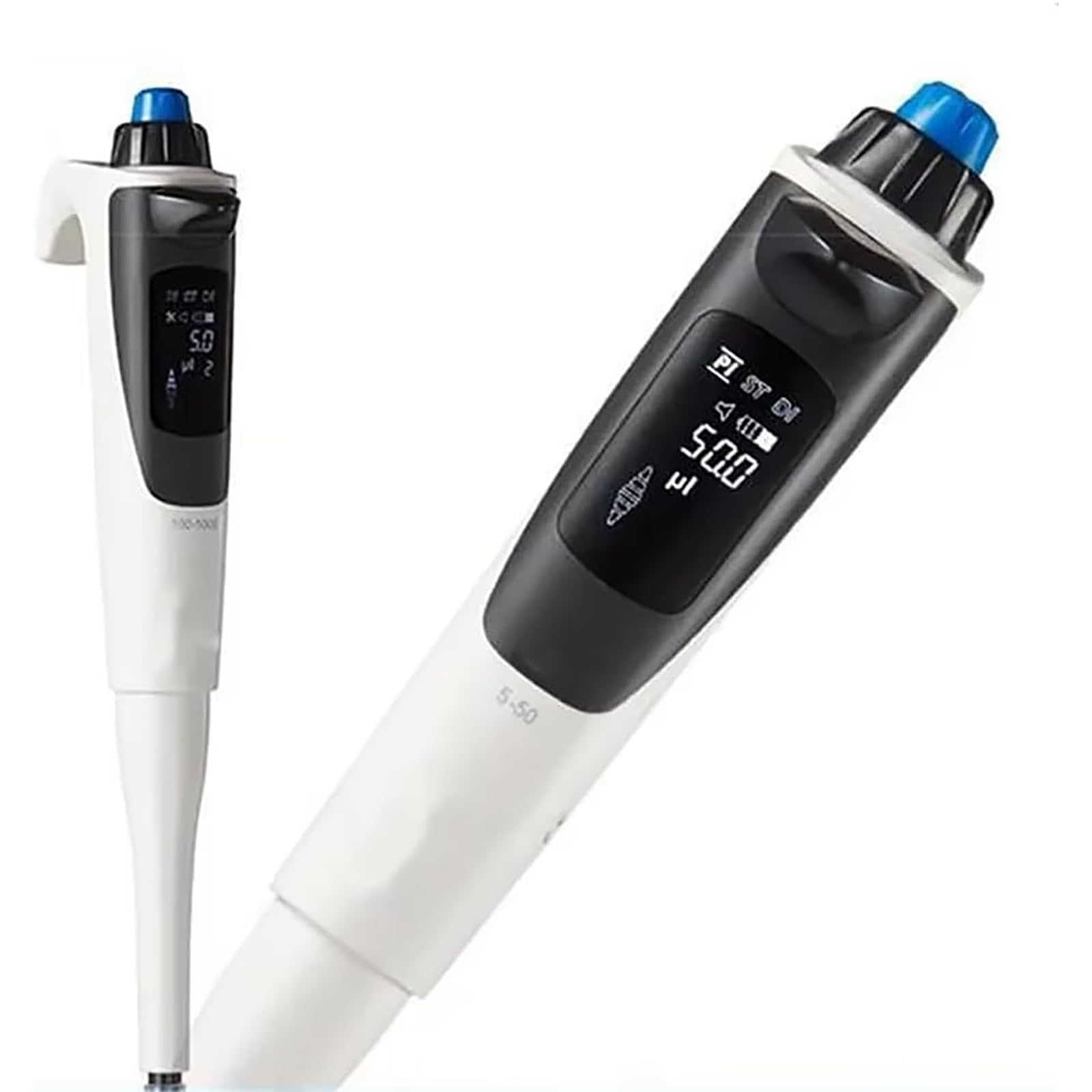 Pipeta laboratoryjna, regulowana pipeta elektryczna z wyświetlaczem ciekłokrystalicznym LCD, wysoka precyzja, dokładne pipetowanie, funkcja krokowa i rozcieńczania