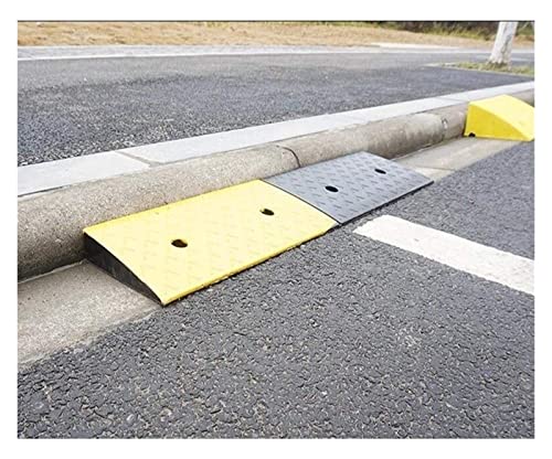 Ramp Threshold Ramps, 4CM / 6CM Rampas de Goma para Silla de Ruedas, Servicio Exterior, Rampas para Carretera, Escalones para Motos y Coches, Tapete para Subir Pendientes (Tamaño: 98 x 25 x 4 CM) miniatura 4