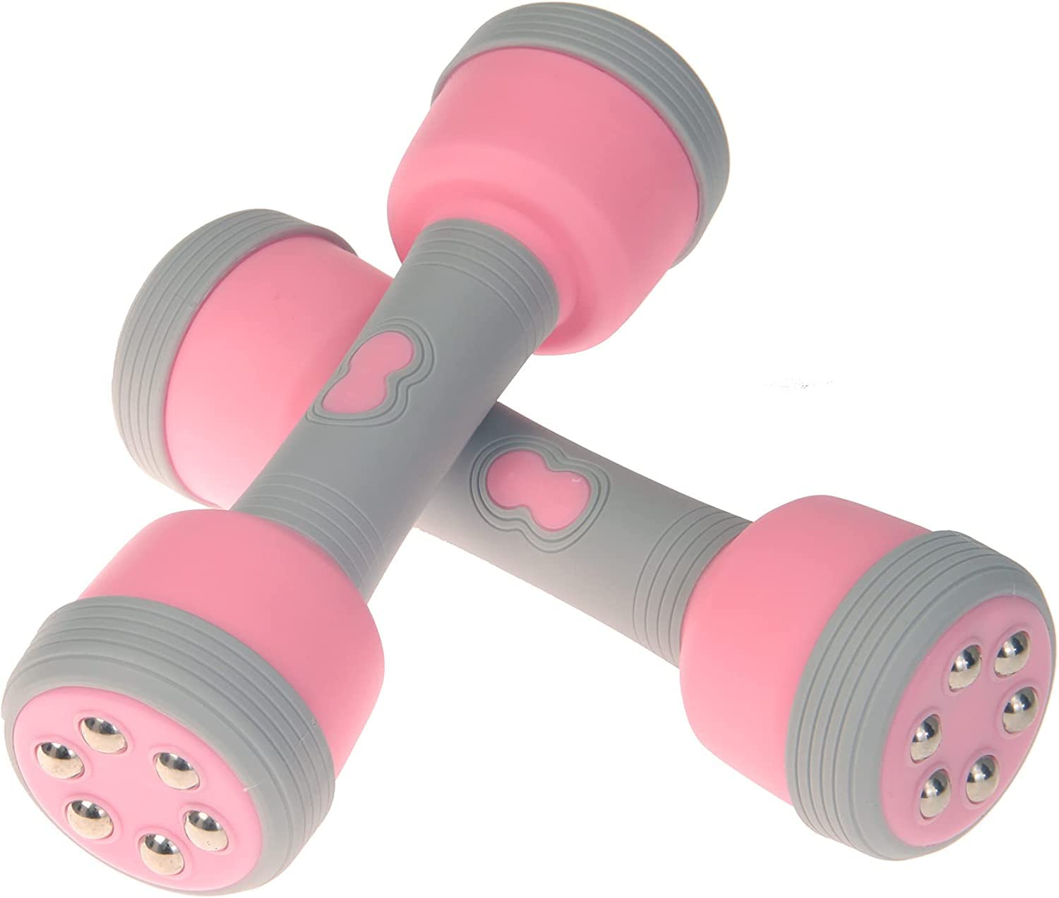 Dumbbells 2.6~5kg 5 in 1 Adjustable Weight Solid Iron Fitness Home Dumbbell Set with Non-slip Handle Office Gym Men Women