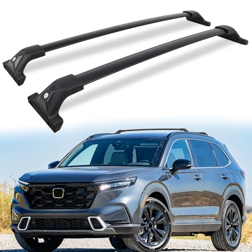 Snailfly Aluminum Roof Rack Cross Bars with Lock Fit for Honda CRV CR-V 2023-2026 330lbs Crossbars Anti-Wobble & Wind Noise Reduction Heavy Duty Cargo Carrier Accessories