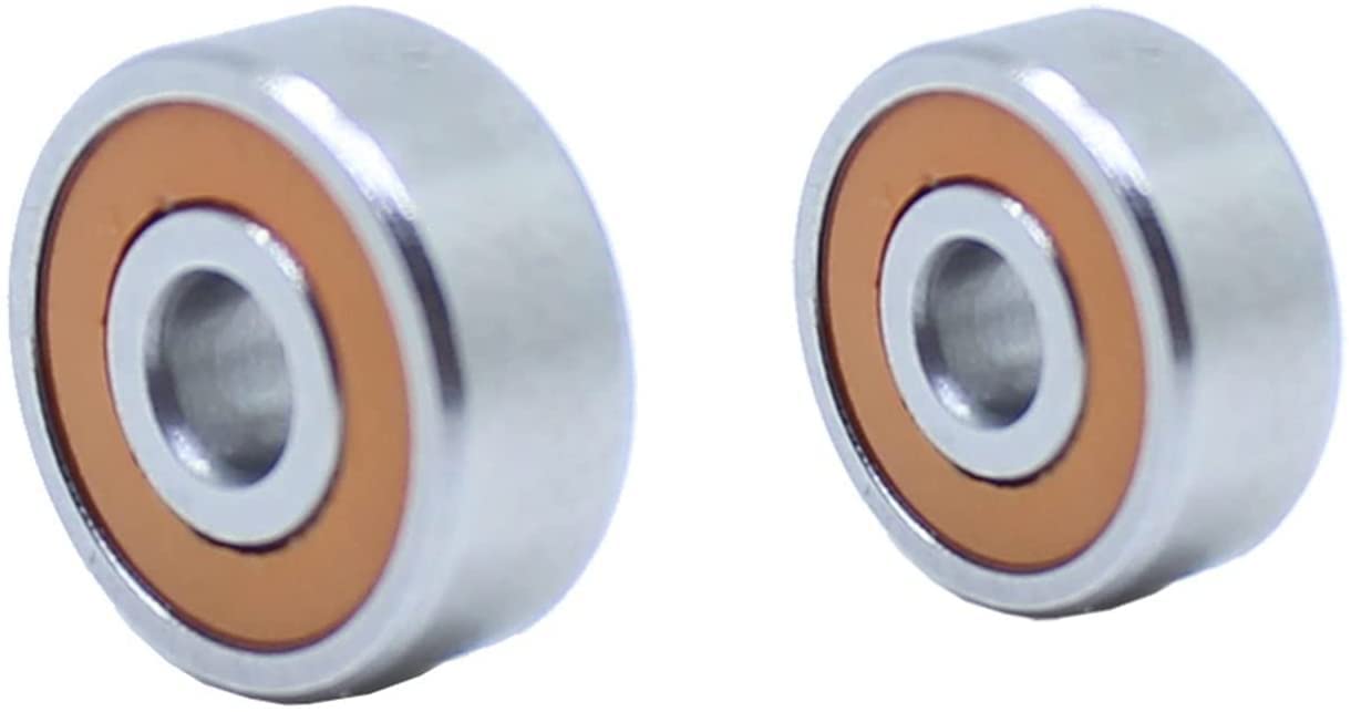 JGNAYRKJQI 1PC Fishing Wheel Modification 5x11x4mm 3x8x4mm ABEC-7 Stainless Steel Hybrid Ceramic Ocean Fishing Reels Ball Bearings