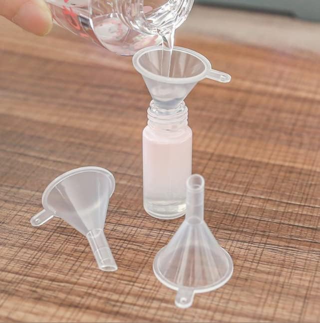 Miniatura 6 de Embudo de cocina Embudo de plástico para llenar botellas, conservas y cocinar (juego de 3 piezas de tamaño pequeño)