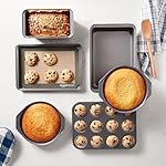 Amazon Basics 6 Piece Nonstick, Carbon Steel Oven Safe Bakeware Set, 16.25 x 11.75 x 6.25 inches - Image 5