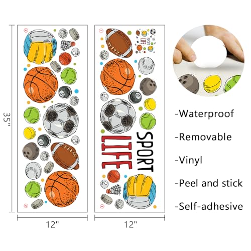 Vinilos decorativos deportivos Mfault en vinilo para habitación miniatura 2