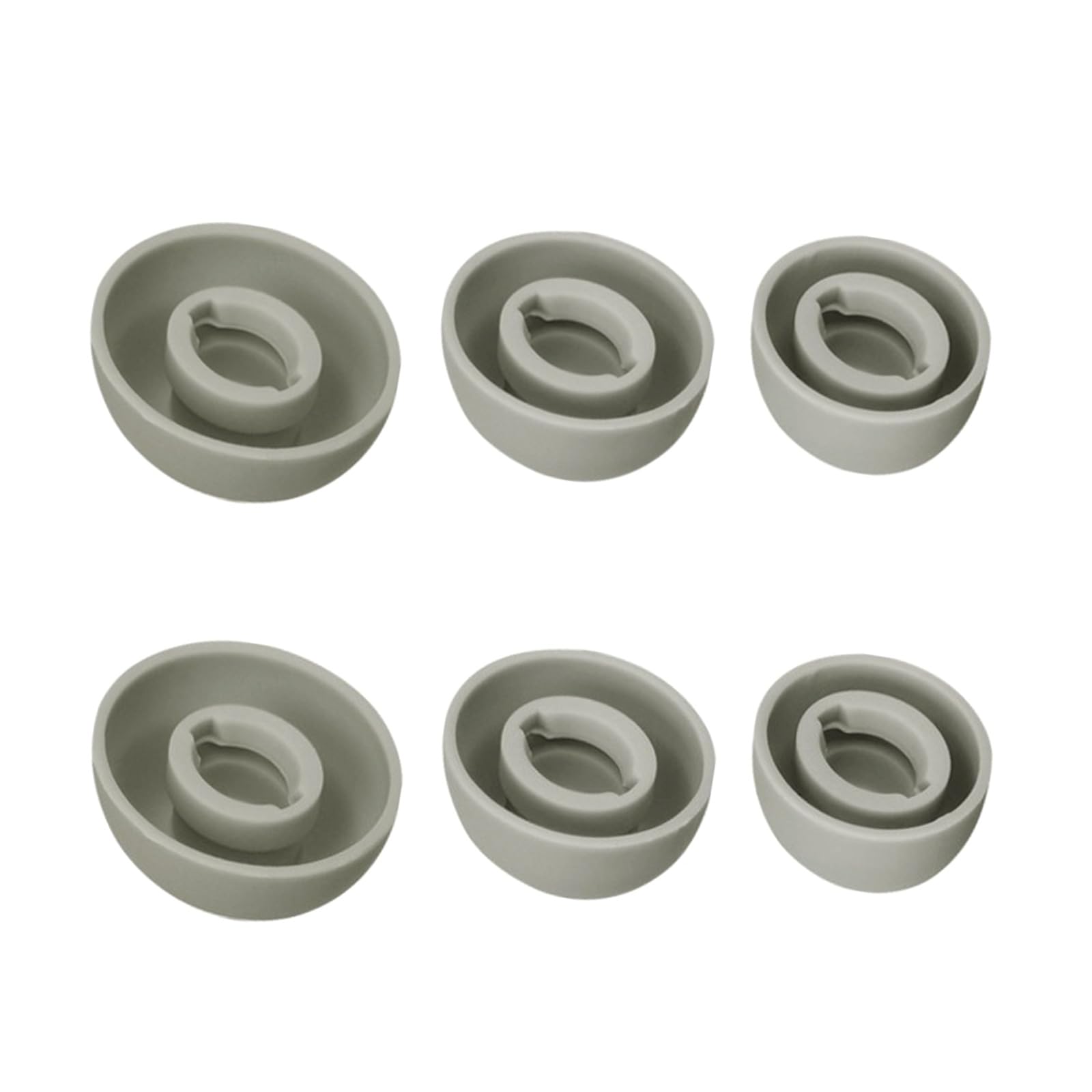 NOLOWY Silicone Ear Tips Ear Plugs Earbuds Covers for In ear Earphones Enhances Comfort and Stability 6pcs Set