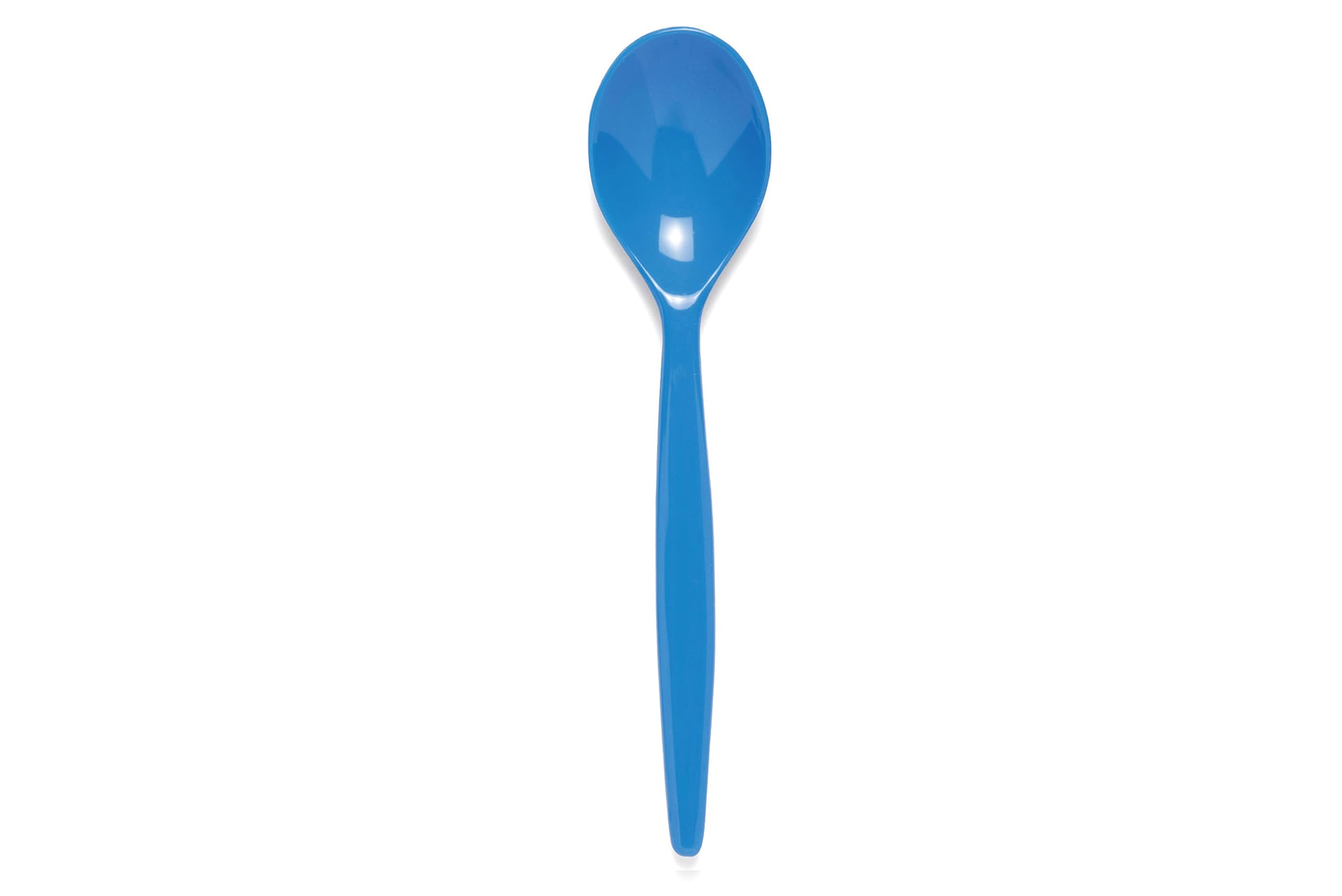 Harfield Antibacterial Polycarbonate 20cm Spoon Med Blue (Pack of 10)