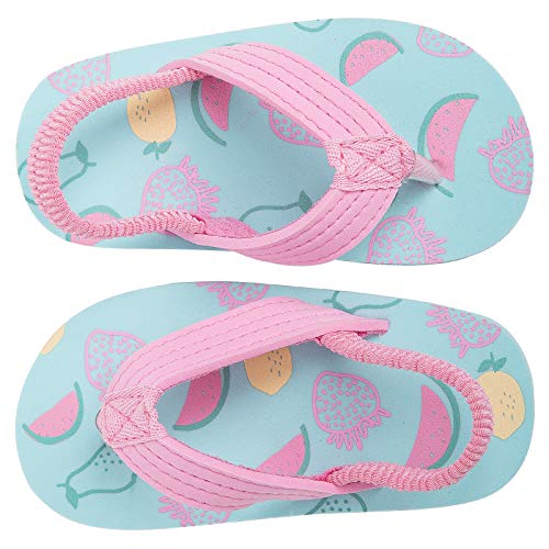 Image of Boys Girls Strap Flip Flops Sandals Cute Cartoon Unicorn Shark Toddler Flip Flop Kids Pool Beach Flat Slide Summer Water Shoes
