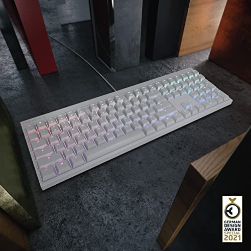 Cherry Mx 2.0S Wired Gaming Keyboard With Rgb Lighting Different Mx Switching Characteristics: Mx Black, Mx Blue, Mx Brown, Mx Red And Mx Silent Red (White - Mx Black Switch) #TOP3