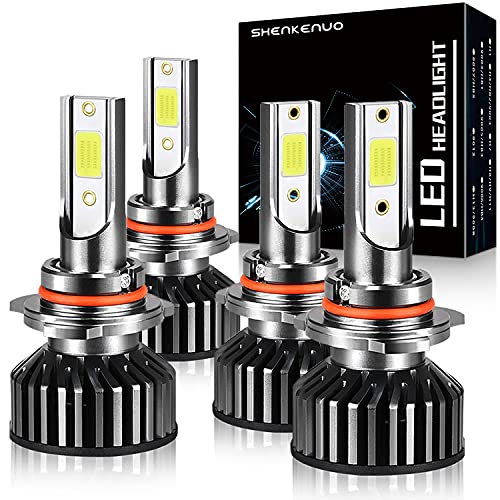 SHENKENUO Fit For TOYOTA RAV4 (2013-2015) LED Headlight Bulbs,9005 HB3 High Beam + 9005 HB3 Low Beam ,Pack of 4
