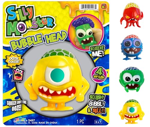 JA-RU Silly Monster Mesh Stress Balls (1 Pack) – Mesh Squishy Ball 5497-1