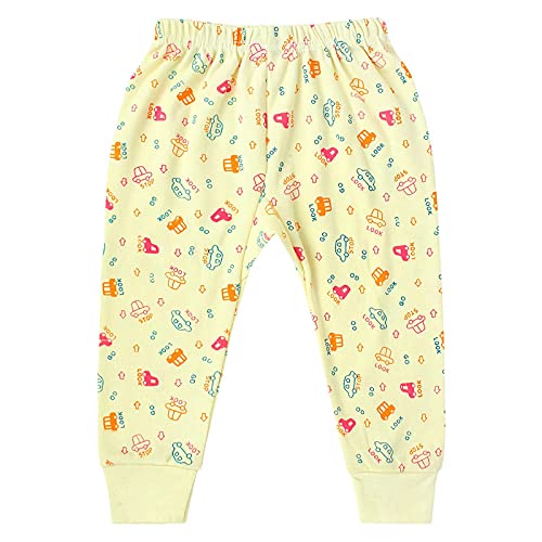 ISHRIN Cotton Assorted Track Pant for Boys and Girls - Regular fit | Loose Fit Track Pants(Pack of 6) (12-18 Months) 2