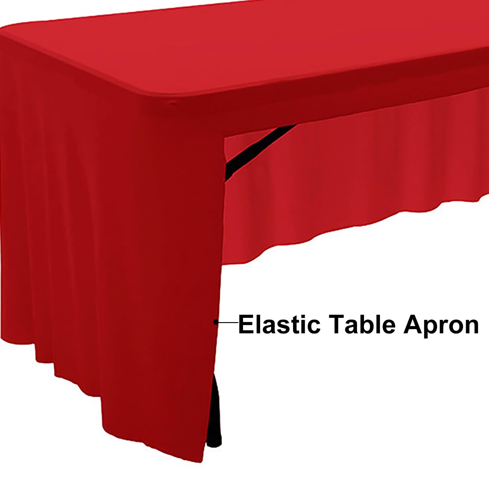 Gonna da tavolo moderna in spandex, elastica, per banchetti, matrimoni, hotel ed eventi, colore grigio, 152 cm, perfetta per occasioni eleganti