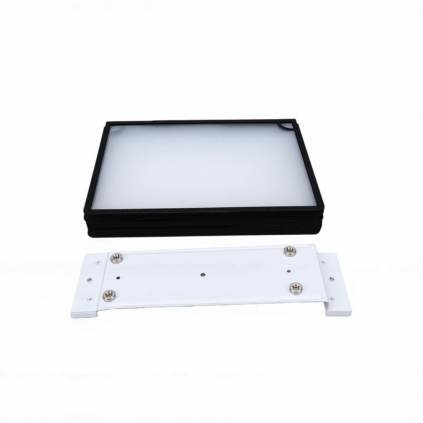 Porta Cartelli Magnetici, Cartelle Sospese con Tasche Integrate e Fondo Espandibile per L'archiviazione di Documenti da Ufficio (Supporto magnetico)