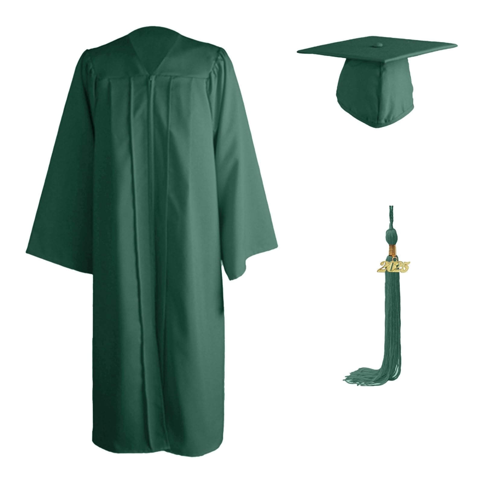 Toga Da Laurea Completa 2025 Con Cappello E Nappa - Unisex Per Donna E Uomo, Laurea, Master, Dottorato