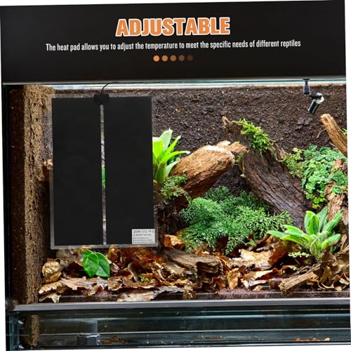 3pcs Alfombrilla térmica para reptiles con controlador miniatura 5