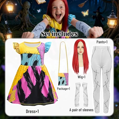 Disfraz Sally para Niñas Cosplay Nightmare Before Christmas miniatura 4
