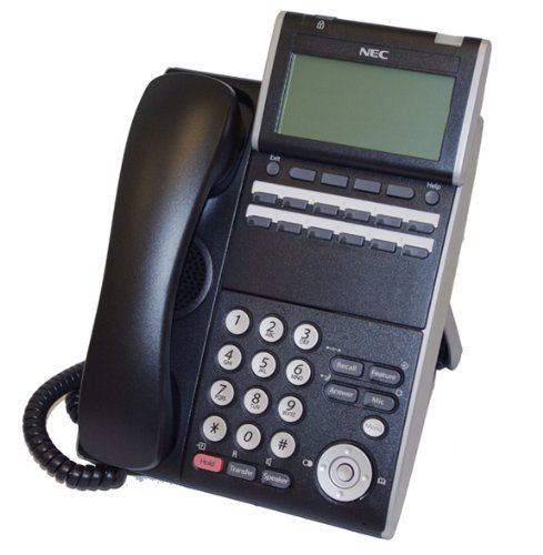 Teléfono digital con 12 botones NEC DTL-12D-1 negro miniatura 1