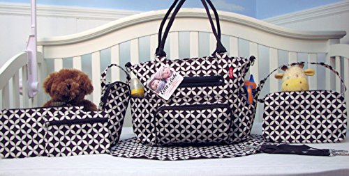 SoHo Collection, Grand Central Station 7 pieces Diaper Bag set