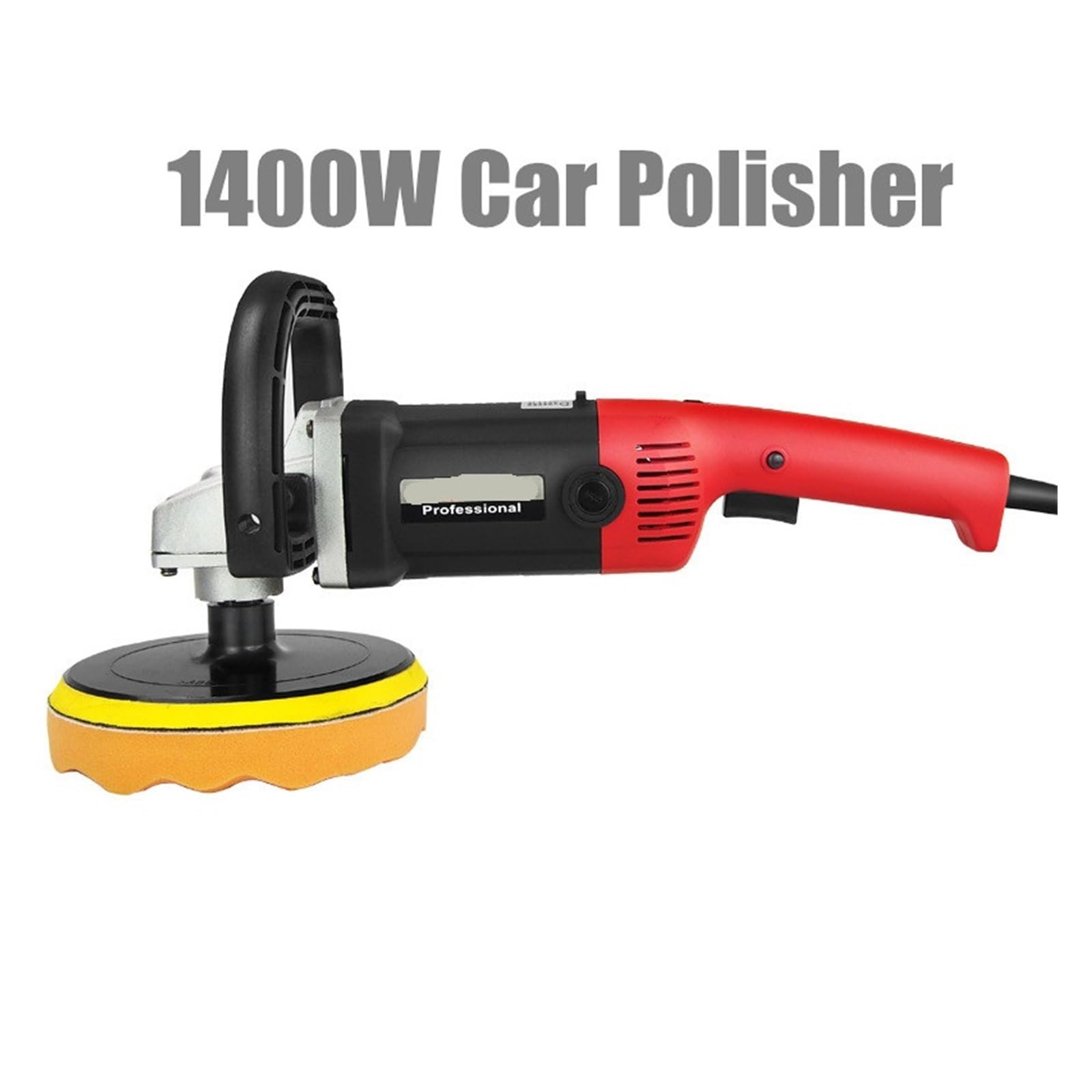 Pulidor de coche 1400W, velocidad Variable, 600-3500rpm, 180mm, máquina pulidora for el cuidado la pintura del , lijadora M14, pulidor suelo eléctrico cera for