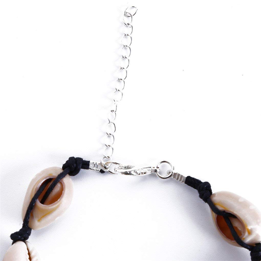 Regalo per lei, cavigliera da Donna, Sandali a Piedi Nudi con Conchiglia di Mare, cavigliera da Spiaggia, cavigliera Popolare Bohémien, Confortevole e rispettosa dell'ambiente