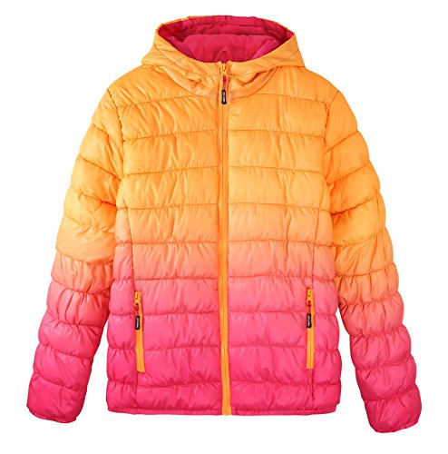 Krumba Mädchen Wasserdicht Kapuze Puffer Jacken Rosa Größe 158 Cover