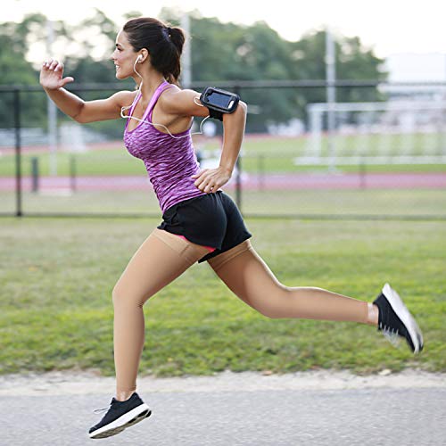 Meia de compressão, Andoer 1 par de meias de alta compressão para coxas, homens, mulheres, 20-30mmHg