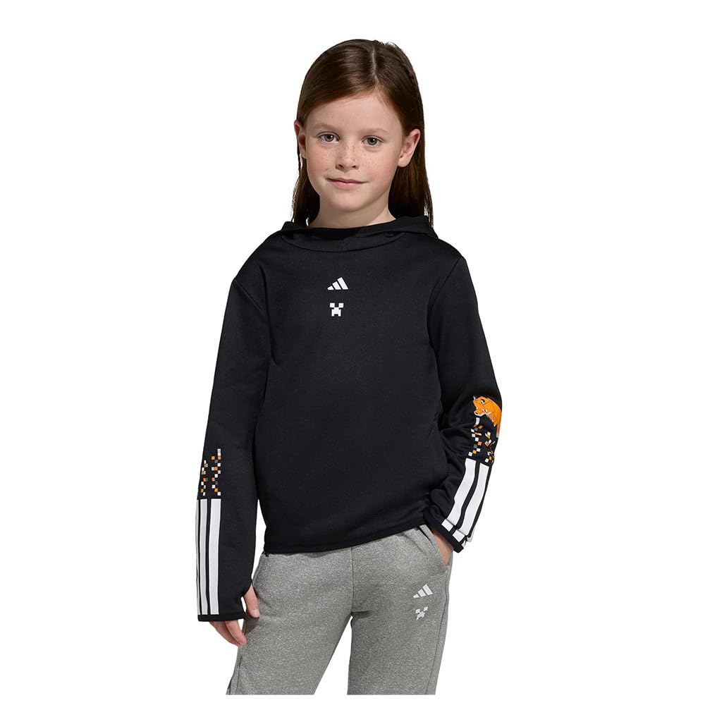 adidas Unisex Kids Minecraft Training 3-Streifen Hoodie