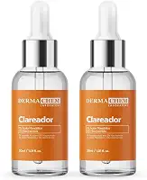 Kit com 2 Serum Facial Clareador Com Acido Mandelico Para Skin Care Clareador Facial E Hidratação Da Pele