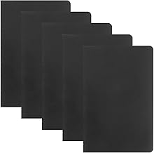FYY A5 Notebooks - [5 Pack] Soft Cover Notebook Journals for Work Travel, College Ruled Notebook Journals with Lined Pages, Subject Notebooks Bulk, 60 Pages, School Office Supplies