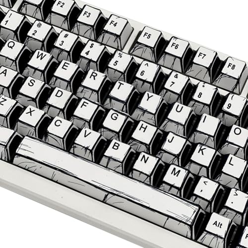 Capuchons de touches par sublimation de colorant 78 touches hauteur originale clavier 60%