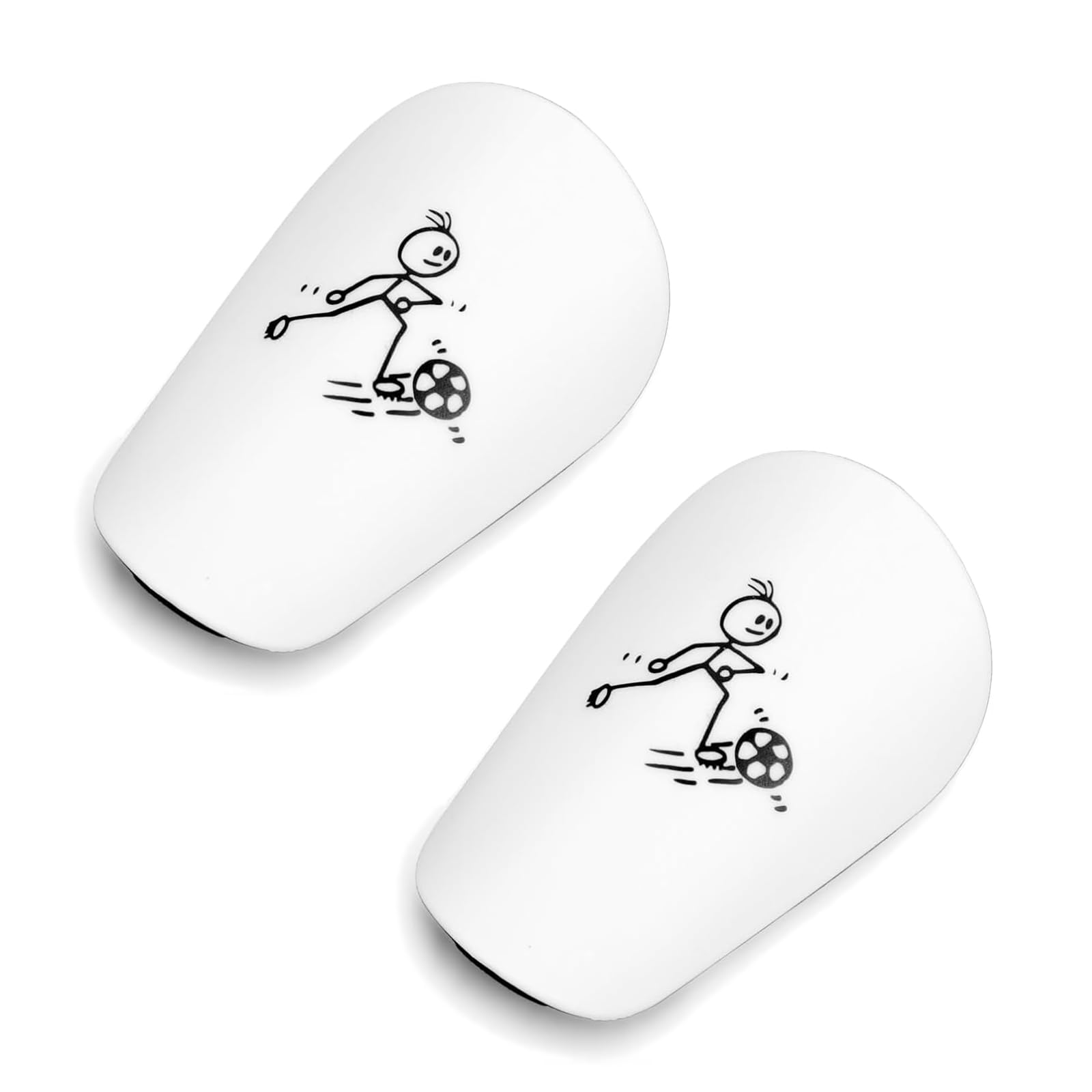 2pcs Mini Football Shin Pads, Parastinchi Calcio Professionali, Equipaggiamento Protettivo per Uomo, Donna, Bambini, Ragazzi, Ragazze, Ideale per Calcio e Altri Sport