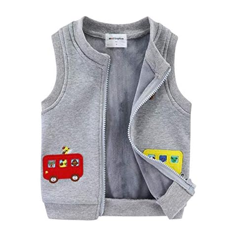 Mud Kingdom Toddler Boys Cartoon Vest Cover