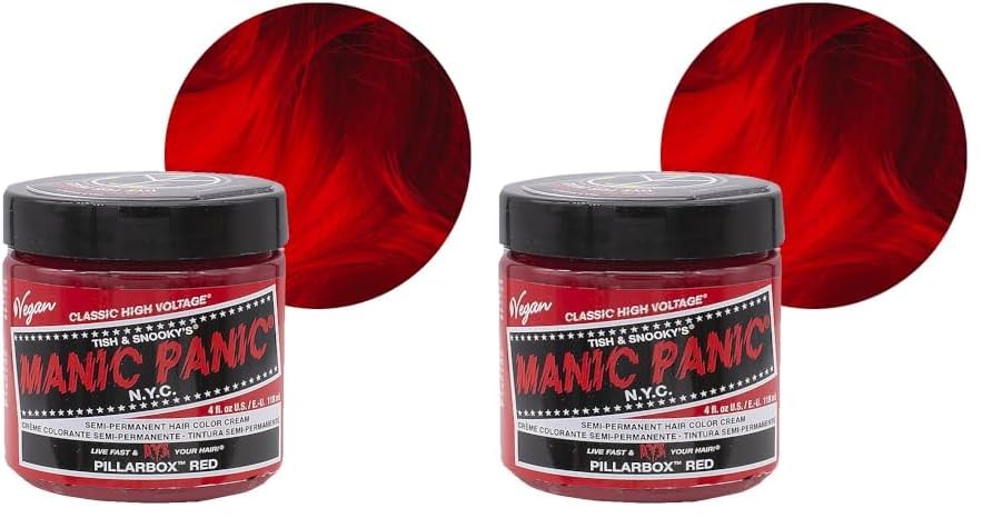 Manic Panic CLASSIC PILLARBOX RED (Paquete de 2)