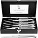 Laguiole Style de Vie Coltello da Bistecca, Luxury Line, 6 Pezzi, Acciaio Inossidabile.