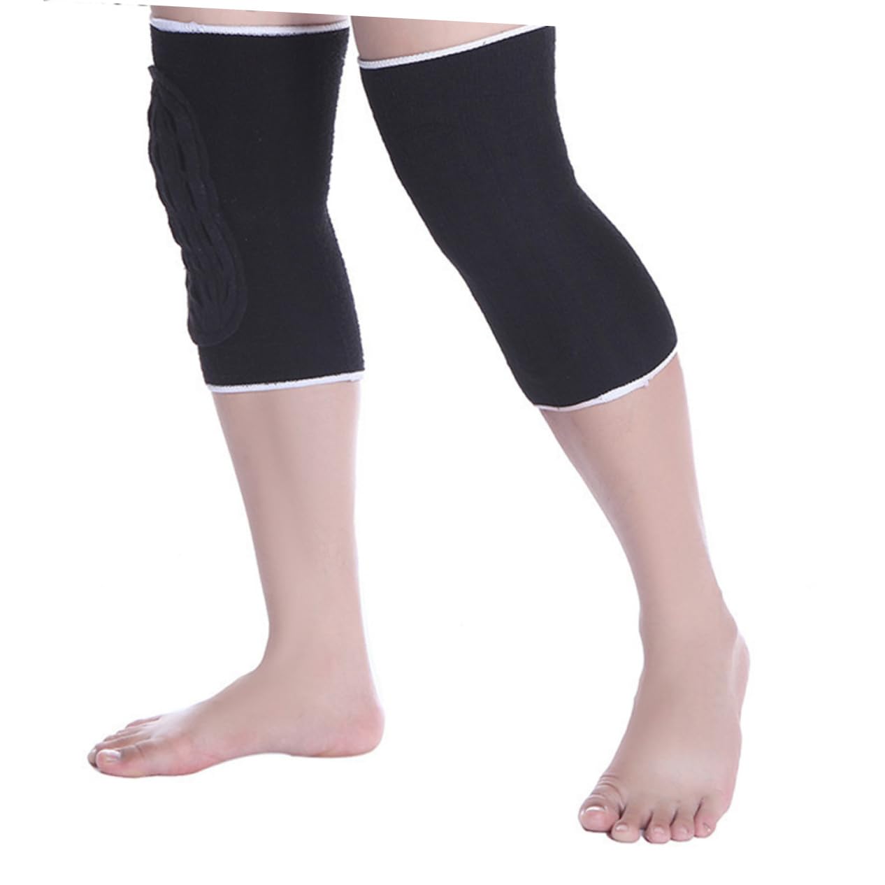 Anneome Warm Knee Pads Kneecap Thicken Leg Sleeves for Men Women Elastic Knee Support Compression Sleeve Sports Warm Kneepad