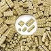 Feleph 260 Pieces Tan Bulk Bricks Sand Classic Building Creative Play Blocks Set Parts Toy Accessories Compatible with Major Brick Brands (Tan)…